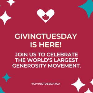 Giving Tuesday poster.